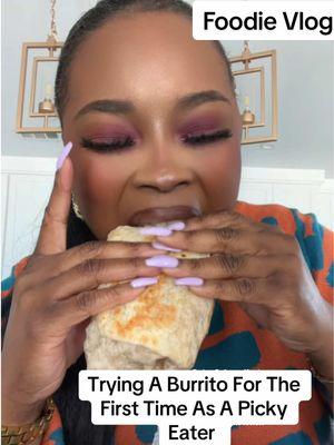 So I tried a burrito for the first time from Cofax Coffee and this is how it went  breakfast burrito meal prep in Los Angeles #creatorsearchinsights #pickyeater #tryingnewfoods #burritomukbang #cofaxcoffee #asmrmukbang #tekevweo 