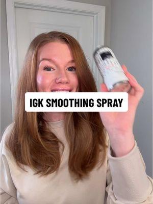 A heat protectant and smoothing/styling spray all in one? And it works this well?! Come on @IGK Hair 🤩 #heatprotectant #igkhair #igkgoodbehavior #keratintreatment #healthyhair #blowout #hairtok #treasurefinds #spotlightfinds #ttsdelightnow #giftguide #starcreatorcompetition #ttsstarcreator #ttsbeautybesties #tiktokshopcreatorpicks #tiktokshopjumpstart #mademyyear #newyearnewaura #TTSLevelUp 