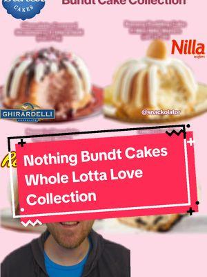 It's long been known that bundt cakes are the way to anyone's hearts and Nothing Bundt Cakes is bringing a whole lotta love for Valentine's Day! Check out these options from Nothing Bundt Cakes: Reese's Chocolate Peanut Butter (1/6-2/23): Chocolate cake baked with Reese's peanut butter chips & topped with Reese's peanut butter sauce. Banana Pudding Cake (1/13-1/26): Banana cake baked with real banana pure, Mini Nilla Wafers and filled & drizzled with vanilla pudding. Chocolate Covered Strawberry (2/3-2/16): Strawberries & Cream bundt cake which is coated with a Ghrirdelli hard chocolate shell and heart sprinkles on top. OREO Cookies & Creak (2/4-3/30): Classic white cake baked with OREO cookie pieces. h/t to @snachwithzach for the heads up on the lineup! Are you excited for any of these? . . . . #nothingbundtcakes #bundtcake #reeses #ghirardelli #oreo #bananapudding #minicake #minicakes #ValentinesDay #desserts 