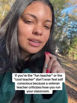 How THOSE TEACHERS feel about how YOU run your classroom is actually none of your business.  They aren’t your boss.  Fuck em, kindly.  #teachertip #kindasortateacher #theSELclassroom #highschoolteacher #blackteacher 