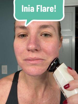 After just one use, I was in love with this device! It is your all in one little device! #moms #skincare #inia #skintok 