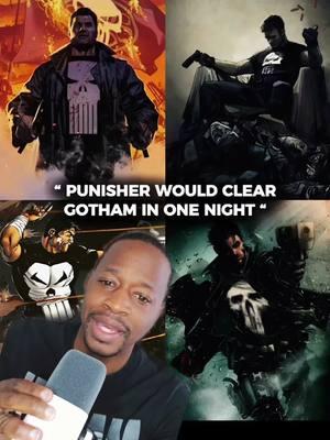 Punisher is him, but one night isn't realistic. Maybe a weeks? Maybe months, but it could happen. #dc #marvel #comicbooks #marvelvsdc #punisher #comicsdads @DC 