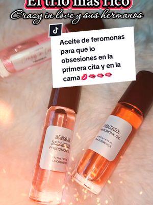 El trio de aceites de feromonas para toda ocasión. Aprovecha el cupón de 20% hoy y envio gratis #tiktokshopjumpstart #giftguide #feromonas #crazyinlove #dlacosmetics #pheromones #howtomakehimobsessed #maneater #sexy #perfumedeferomonas #delicioso #howtomakehimfallinlove #freeshipping #confidentwomen #autoestimaalta 