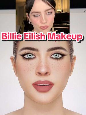 make a billie eilish makeup filter with me!👀💋#billieeilish #makeup #tutorial #sireneyes #Eyeliner #filter #filters #effects #effect #effecthouse #effecthousecreator #trending #art #artist #procreate #facepaint #fyp #foryou #foryoupage 