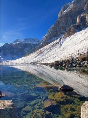 This hike in Banff led us to a couple of stunningly beautiful mountain lakes. If you ever have the opportunity to check out the Canadian Rockies, I highly recommend going!  📍Consolation Lakes, Banff NP #banff #alberta #canada #canada🇨🇦 #banffnationalpark #mountains #Outdoors #fyp 