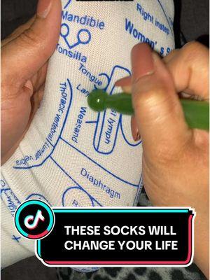 YOUR BODY WILL THANK YOU, THESE SOCKS ARE LABLED TO HELP YOU TARGET THOSE TROUBLED AREAS & PROVIDE NATURAL RELIEF FROM PAIN + DISCOMFORT 😩🙌🏽 #journeysinjazmania #acupuncturesocks #acupuncture #socks #MomsofTikTok #holistichealth #tiktokshopfinds #tiktokshopping #tiktoker #reflexology #reflexologymassage #reflexologyathome #footmassage #massage #feetcare #feetpain #contentcreator #creatorsearchinsights #relax 