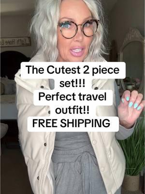 The cutest 2pc Set!!!  Perfect for traveling!!!  It’s so classic I’d call it a closet staple set!!!  8 colors, FREE SHIPPING, XS-XL #2pcset #sets #travelset #comfyclothes #comfyoutfits #closetstaples #prettygardenclothing #freeshipping #tiktokshopfinds #tiktokmademebuyit @PrettyGarden 