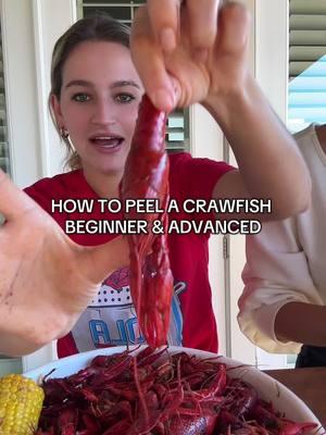 HOW TO PEEL A CRAWFISH BEGINNER & ADVANCED 🦞🦞 #crawfish #crawfishseason #crawfishmukbang #seafoodmukbang #seafood #nola #eatingcrawfish #crawfishlouisiana #louisiana #louisianacrawfish #mukbang #crawfishboil 