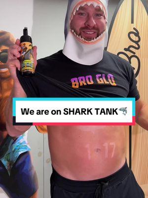 It’s official: Bro Glo is on #SharkTank 🦈 on Friday, January 17th, at 8 PM (est) on ABC. 😎 We made self-tanning simple so the guys would do it!  😏 Will the sharks take the bait? 🧐What do you think the Sharks will say? 🤔 Drop your guesses below! 👇 ✊ #BroGlo #SelfTanner #SharkTankJourney #GlowUp #MenGlowToo #SharksAreCircling #EntrepreneurLife #BusinessReveal #StartupStory #TikTokMadeMeBuyIt #SharkTank2025 #SmallBusinessGoals #WatchUsGlow