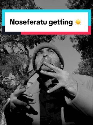 Andrew Huberman tryna convince Noseferatu that he needs more sunlight #podcast #noseferatu #huberman #morning #comedy #horror #scary #scarytiktoks 