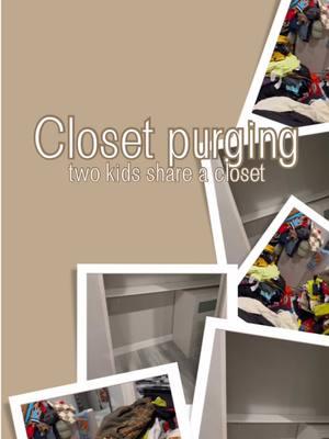 My two boys share a closet. & it is time to purge and finally get rid of all of the shoes and clothes that don’t fit anymore. #closetcleanout #closetorganization #closetmakeover #toddlercloset #toddlersoftiktok #toddlermom #toddlers #toddlerclothes #kidsroom #kidsroommakeover #kidsroomideas #mom #MomsofTikTok #momsover30 #momsoftiktokclub #roommakeover #roomdesign #fyp #fypシ #fypシ゚viral #fypage 