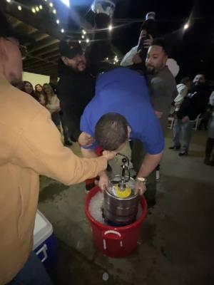 Keg Stand 🤣 #waitforit #genderrevealparty #fyp #keg #fail #itsaboy #beer #kegstand #genderfluid #babyshower #failvideo #drinktok 