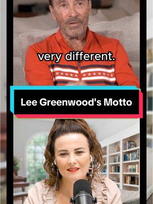 What favorite motto do you live by? Check out my full podcast with Lee Greenwood, legendary singer of "God Bless The USA," on my YouTube channel. @Lee Greenwood #podcast #podcastclips #mindset #inspo #leadership #publicspeaking #motivation #tarasimon #foryoupage 