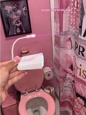 Sensor light from my toilet and yes, I had to make the color pink😂🩷🎀  #pinklifestyle #pinkfinds #pinkkitchens #pinkclothes #pinkhair #pinknailart #pinkcleaning #pinkaesthetic #pinkbathroom #pinkbedroom #pinksofa #pinklivingroom #sundayreset