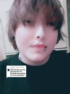 Replying to @Callsign_Medusa🐍 healing process/pain is different for everyone. Don’t take my word for it on how the experience might be for you. #foryoupage #24yrsold #pansexual #theythem #tattoos #piercings 