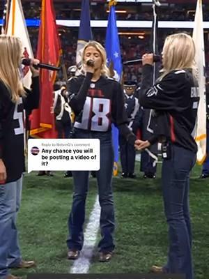 Replying to @MelvinQ here! Big thanks @Atlanta Falcons 🇺🇸🇺🇸🇺🇸🇺🇸 #nationalanthem #nfl #nflfootball 