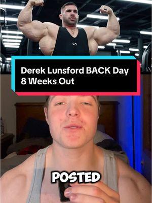 Derek Lunsford BACK day😤 #fitness #fyp #bodybuilding #physique #creatine #dereklunsford #backday #gym 