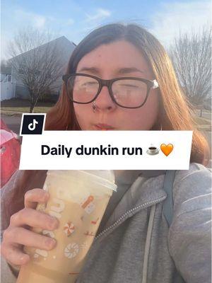 Daily dunkin run ☕️😚 #daily #dunkin #dunkindonuts #dunkinrun #Vlog 