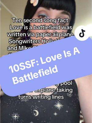 The grip this song had on after seeing 13 Going On 30 as a child is actually insane 💜🔥 #musictok #musicology #tensecondsongfact #patbenatar #neilgiraldo #loveisabattlefield #1980s #80svibes #80saesthetic