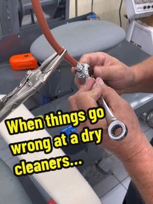 When things go wrong at a dry cleaners!!! #howto #fixit #interesting #satisfying #drycleaning 