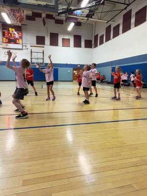 Just a 6 year old getting more and more confident with the ball in his hands with less than 20 secs left in the game.  #8u #basketball 