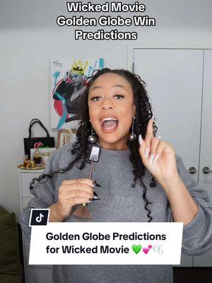 GOLDEN GLOBES WICKED MOVIE PREDICTIONS 💚💕🫧 What do you think? Share your predictions in the comments!  I will reveal my predictions via my stories once the awards have been announced 🤭 #goldenglobes2024 #goldenglobes #awardsseason #awardsseason2024 #wickedmovie #wickedmusical 