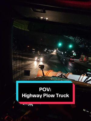 POV: You’re A Highway Plow Truck Driver #metaglases #plowtruck #plowlife #snow #snowplow #snowplowing #trucktok #trucksoftiktok #trucklife #plowing #highwayplowing #heavyequipment #snowplowlife 