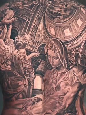 By Ruben Riksfjord #realismtattoo #sacredtattoo #tattoo #tattoos #backtattoo #backtattoos #tattoos #religioustattoo #tattooed 