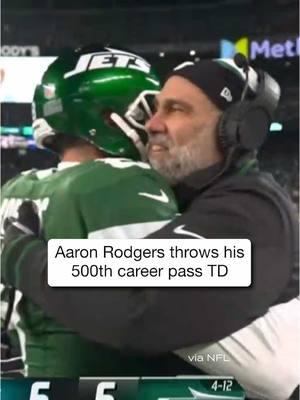 Aaron Rodgers joins the 500 pass TD club #nyjets #nfltiktok #nflfootball 