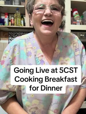 Going Live at 5CST - Cooking Breakfast for Dinner #live #livestream #liveshow #livesoon #cooking #cookingathome #breakfast #breakfasttime #breakfastfordinner #cookingdinner #cookwithme #letscook #angiesarmy #fy #foru #fyp #fyppppppppppppppppppppppp #foryoupage 