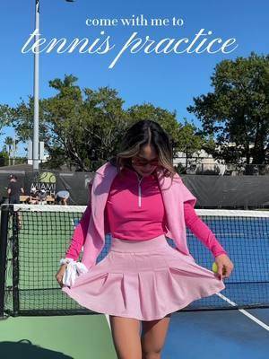 Come with me to tennis practice!💗🎾☺️ #tennis #tennisgirl #tennistiktok #miami #tennisplayer 