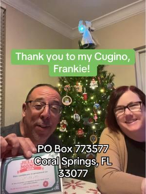 Thank you to my Cugino, Frankie! #christmastiktok #christmastree #tiktoktree #holidaydecor #chtistmas 2024 @Jersey_Nina @Aunt Rita @Jersey Jon “The Backup”  @Jersey Jon 