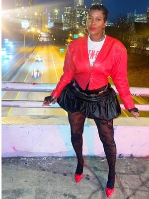 90s Outfit of the Night! #90s #90saesthetic #90soutfit #vintage #thrifted #thriftedfashion #ootn #90sparty #atl #bikeparty #pixiecut #fingerwaves 