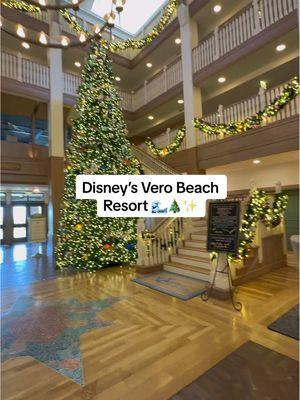 Did you know that there is a Disney Vacation Club resort less than 2 hours drive from Walt Disney World? 🐭 Super excited for our first stay here at Disney’s Vero Beach Resort, it’s beautiful! 🎄✨ #disneytrip #disneytravel #disneysverobeachresort #verobeachflorida #disneyvacationclub #dvcmember #disneyfamilyvacation #disneyresorts 