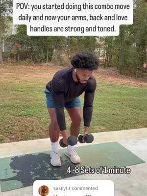 These 3 moves that will change your life if you do them consistently while  resting as needed. Combine them with a 2-3 mile walk three times a week. #backworkout #armworkout #shoulder #core #buildmuscle #burnfat