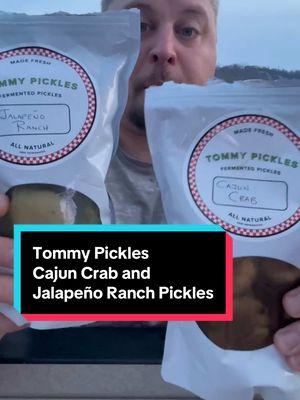 @Tommy Pickles Cajun Crab and Jalapeño Ranch Pickles #picklereview #brinetime #picklesinabag #ranchpickles 