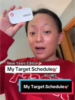 My Target Schedule!!🎯✍🏼 #targetemployee #targetworker #targetstore #retailemployee #myschedule 