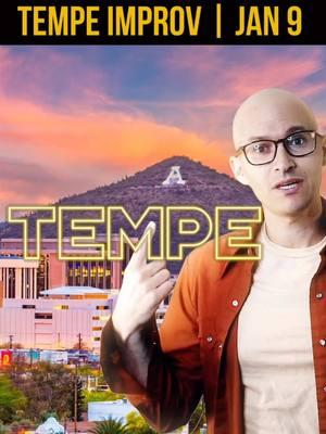 Tempe, AZ! Don’t be like the Peach Bowl refs and make a bad call by missing my show at @tempeimprov Thursday. I’m gonna give a performance of champions. Stand up, music, multimedia…idk…maybe even a Tempe victory dance? See you in Tempe Jan 9 (link in bio). #tempe #tempeaz #phoenix #phoenixaz #tempearizona #phoenixarizona #asu #arizonastateuniversity #arizonastate