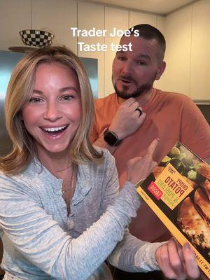 Trader Joe’s Taste Test #traderjoes #traderjoesfoodreviews #traderjoesmusthaves #tastetest #couplesoftiktok #husbandandwife #wifeandhusband #marriedlife #married #mushroom #potatotaco #caesar #spicynuggets #husbandsoftiktok #momof2 #momlife #momsontiktok 