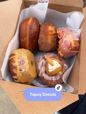 My new go-to for donuts 🤤 #nc#nctiktok#visitnc#nccheck#northcarolina#explorenc#ncfun#nclife#nchype#nctravel#ncfood#ncfoodie#nceats#raleigh#919#raleighnc#raleighfood#raleigheats#raleighfoodie#tepuydonuts#brayholt 