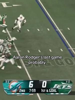 #aaronrodgers #jet #lastgame #dolphins #seasonfinale 