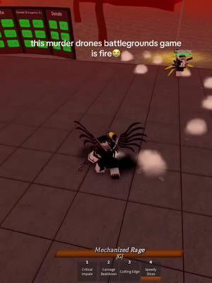 game name is: Mechanical battlegrounds #murderdronesn #murderdronesedit #glitchproductions #murderdronesv #uzi #murderdronesuzidoorman #tsbg #thestrongestbattlegrounds #mechanicalbattlegrounds 