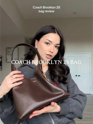 My thoughts on the @Coach Brooklyn 28 bag 😇 I reach for this bag almost everyday…the color, style, & quality is SO good 💗 def worth every penny #coach #coachbag #coachbags #pursecollection #coachbrooklynbag 