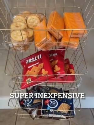 storage basket DIY! #dollartreebasket #organize #foodstoragetips