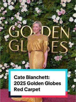 #CateBlanchett goes for gold on the 2025 #GoldenGlobes red carpet.  #disclaimer #tar #borderlands #carol #thorragnarok 