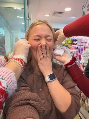 how many piercings is too many?! be honest! Ofc my dad went with me! I’m already ready to go back but there’s only so much room on an ear😅😅 @Claire’s #claires #earrings #dadsoftiktok #peircings #girlhood 