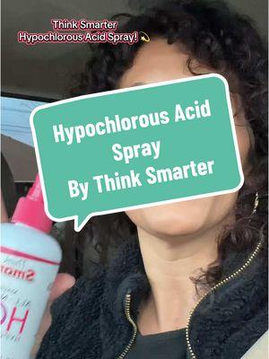 This particular spray by Think Smarter has a higher concentration of Hypochlorous than the other brands I’ve tried before so I’m sticking with this one! Btw I am no medical professional but I do suggest you do some digging around and check out the amazing reviews and benefits from Hypochlorous Acid 🥰🥰 #hypochlorousacidspray #antimicrobial #thinksmarterproducts #prevention #multifunctional 