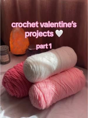 crochet valentine’s projects 🎀 (part 1) reposting my valentine’s series from last year! i hope these videos inspire you all again 🩷 #crochet #valentines #rose #crochetrose #crochetflower #crochetbouquet 