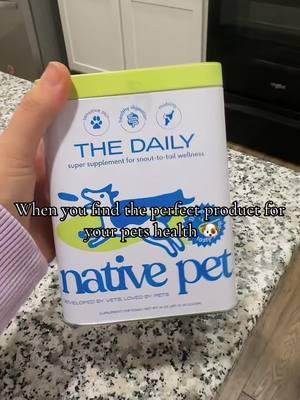 Titan is extremely picky when it comes to adding things to his food and he loved this - he ate most of his food immediately after we put it on! Grab this for your pup 🐶 #dogmusthaves #nativepet #vetrecommended 