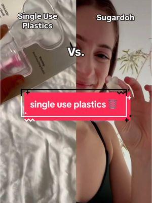 single use plastics >>>>Sugardoh  #ecofriendly #earthfriendly #sugaring 